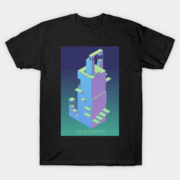 The Monument T-Shirt by Yandrak